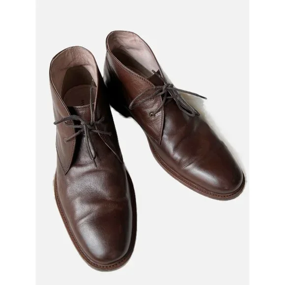 Banana Republic Leather Chukka Boot, Brown, Size 12 - Picture 7 of 12